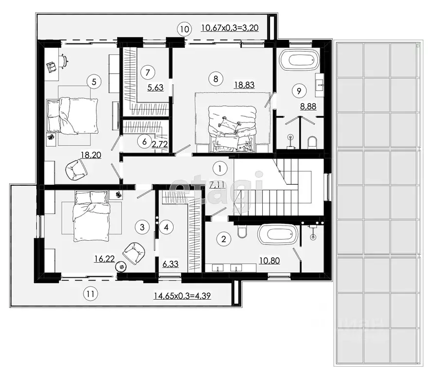 Дом в Краснодарский край, Геленджик  (262 м) - Фото 2