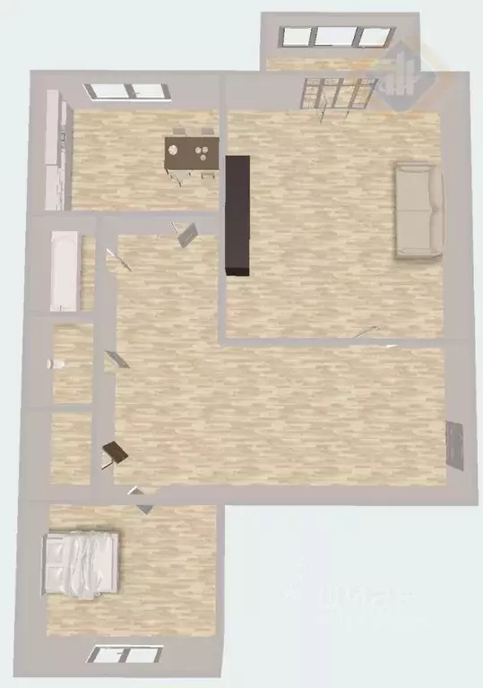 2-к кв. Приморский край, Находка ул. Луначарского, 4 (48.4 м) - Фото 1