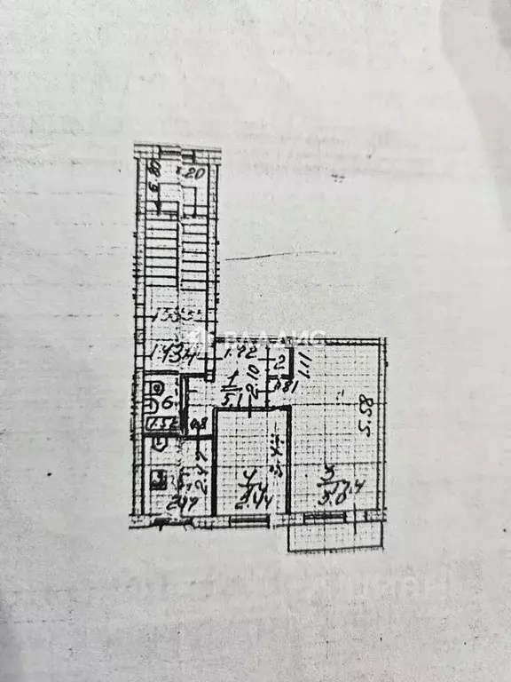 2-к кв. Иркутская область, Иркутск ул. Володарского, 9 (40.7 м) - Фото 2