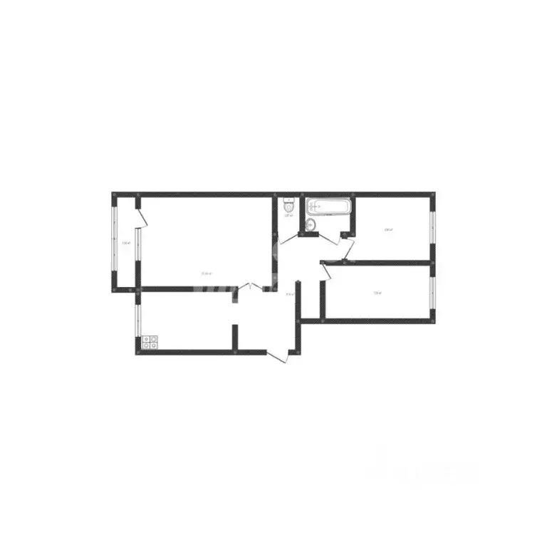 3-к кв. Липецкая область, Липецк ул. Кутузова, 3 (60.0 м) - Фото 2