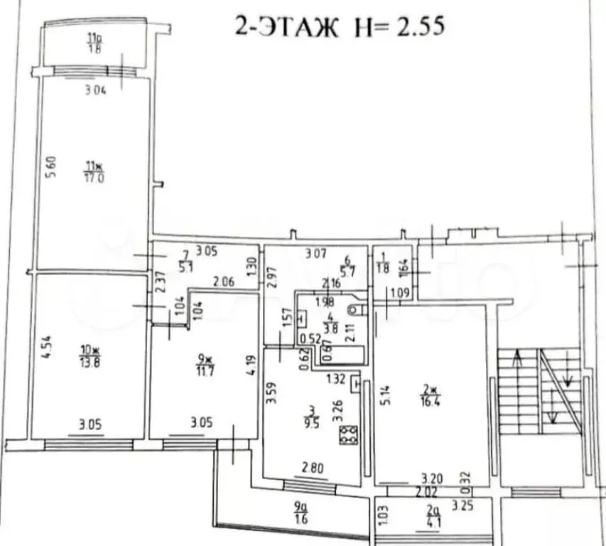 4-к. квартира, 90 м, 2/6 эт. - Фото 0