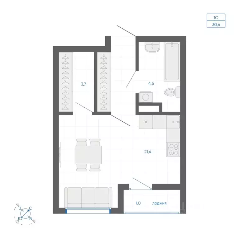 Студия Свердловская область, Екатеринбург ул. Вильгельма де Геннина, ... - Фото 2