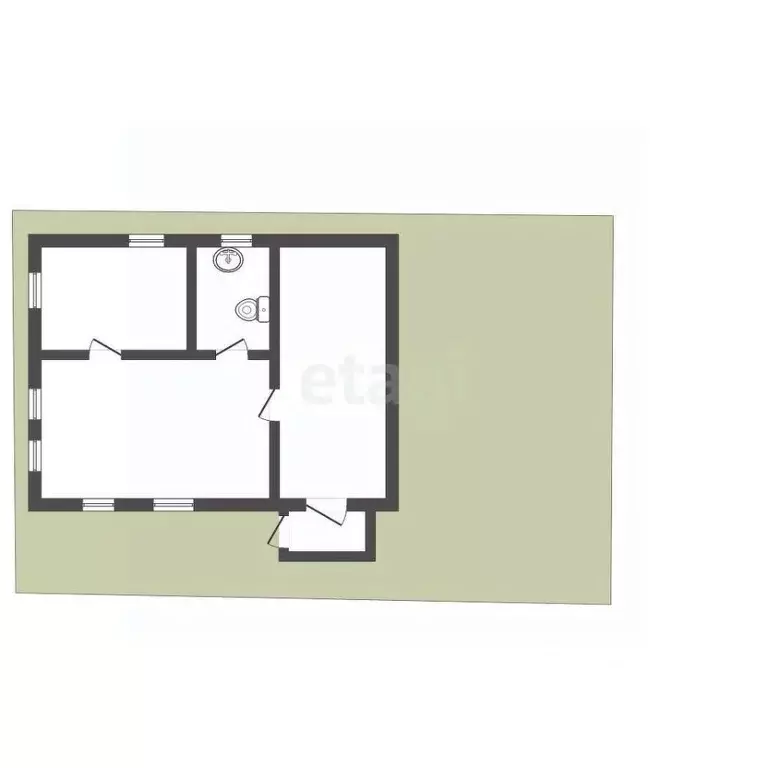 Дом в Челябинская область, пос. Увельский ул. Ломоносова, 40 (66 м) - Фото 2