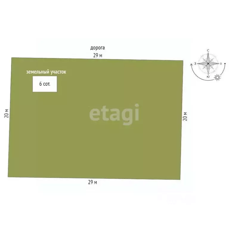 Участок в Ростовская область, Азовский район, Поселок Красный сад  ... - Фото 2