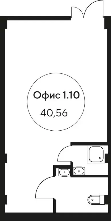 Офис (40.56 м) - Фото 1