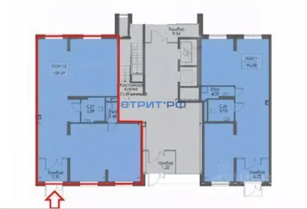Торговая площадь в Москва Лобненская ул., 13к4 (129 м) - Фото 2