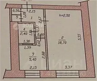 1-к кв. Чувашия, Чебоксары ул. Тимофея Кривова, 18 (30.9 м) - Фото 1