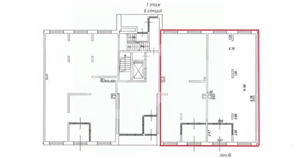Торговая площадь в Москва Цимлянская ул., 3к2 (196 м) - Фото 2