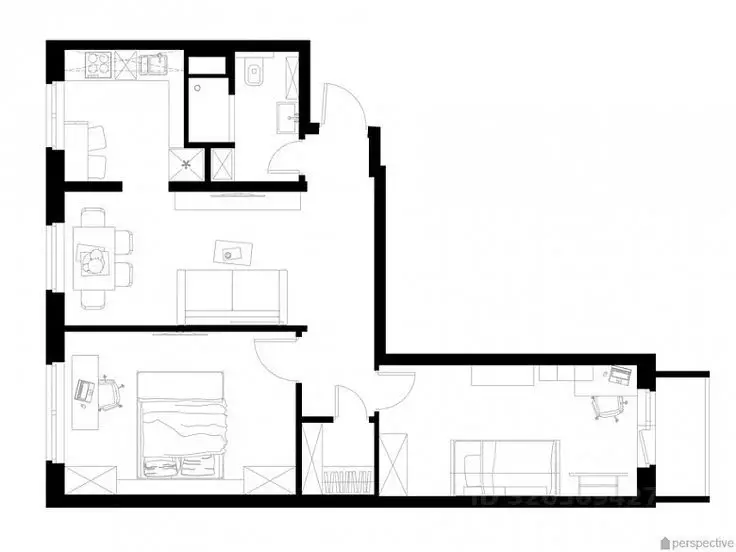 3-к кв. Москва Голубинская ул., 9 (68.2 м) - Фото 2