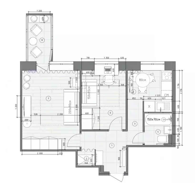 2-к кв. Москва Банный пер., 2С1 (40.4 м) - Фото 2