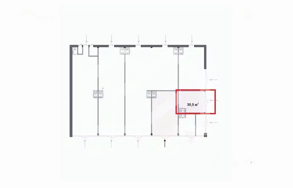 Помещение свободного назначения в Москва Тушинская ул., 24С15 (31 м) - Фото 2