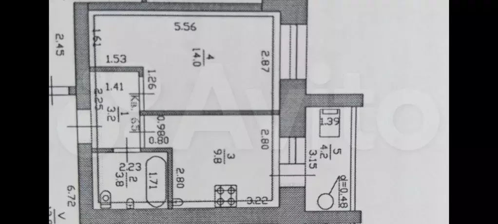 1-к. квартира, 35 м, 8/9 эт. - Фото 0