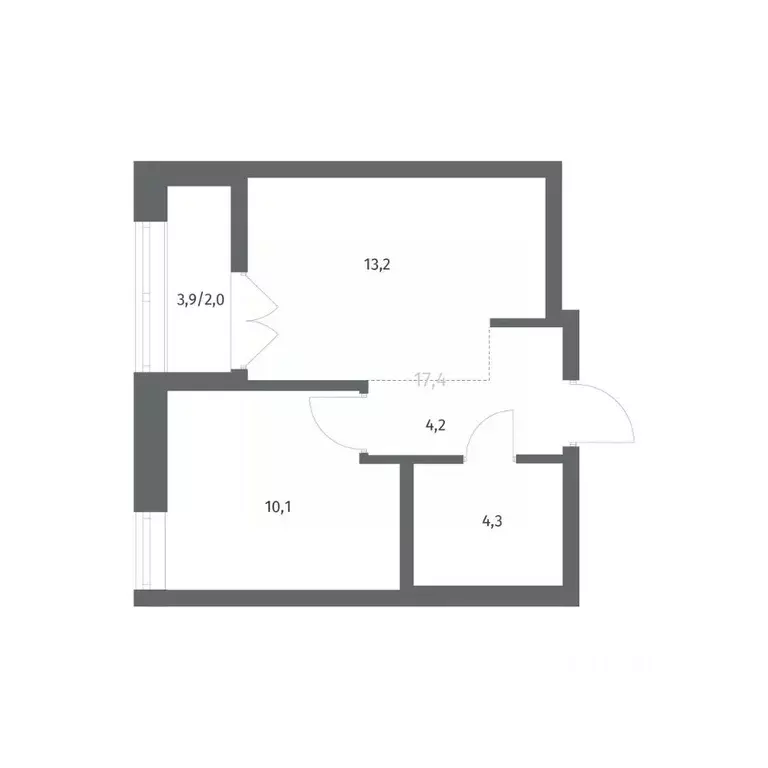 1-к кв. Ленинградская область, Ломоносовский район, Аннинское ... - Фото 1