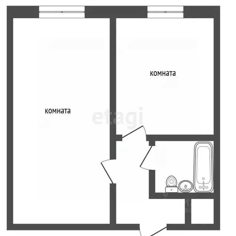 Комната Ростовская область, Ростов-на-Дону ул. Штахановского, 14/1 ... - Фото 2
