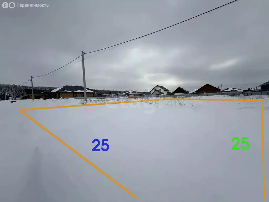 Участок в село Кармаскалы, Лесная улица (7.5 м) - Фото 1