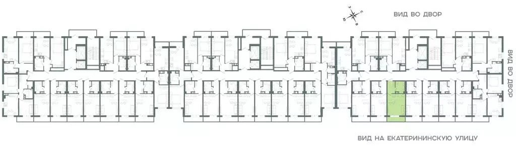 Квартира-студия: Мурино, Екатерининская улица, 11 (23.1 м) - Фото 1