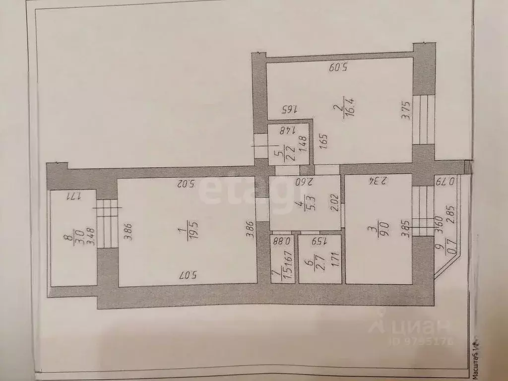 2-к кв. Татарстан, Казань просп. Ямашева, 101 (56.0 м) - Фото 1
