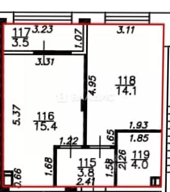 1-к кв. Тульская область, Тула ул. Самоварная, 10 (40.8 м) - Фото 2