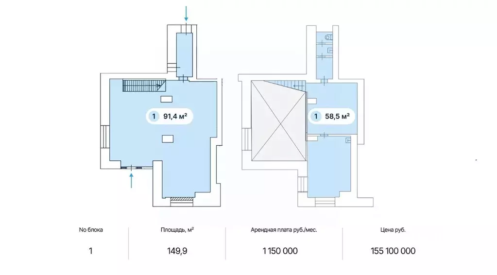 Торговая площадь в Москва Ленинградский просп., 71КГ (150 м) - Фото 2