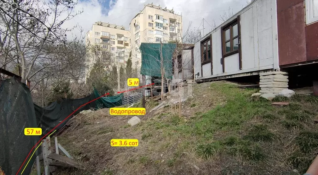 Участок в Ялта, Бакунинский проезд (3.6 м) - Фото 2