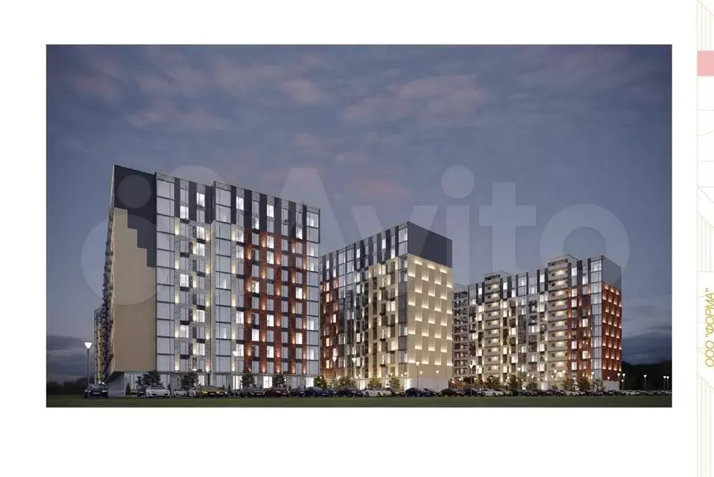 1-к. квартира, 45,1 м, 5/8 эт. - Фото 0