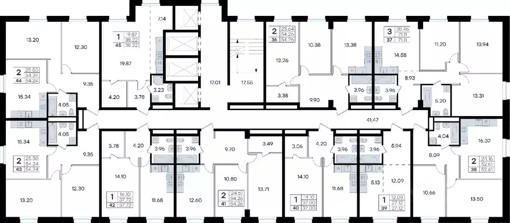2-к кв. Приморский край, Владивосток ул. Тухачевского, 80 (52.61 м) - Фото 2