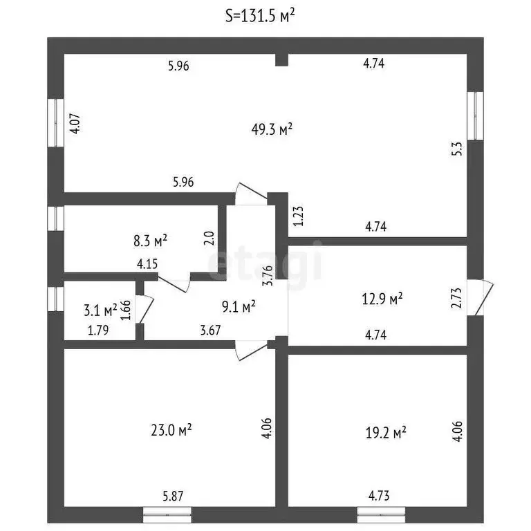 Дом в Ялуторовск, улица Ишмухамедова (131.5 м) - Фото 1