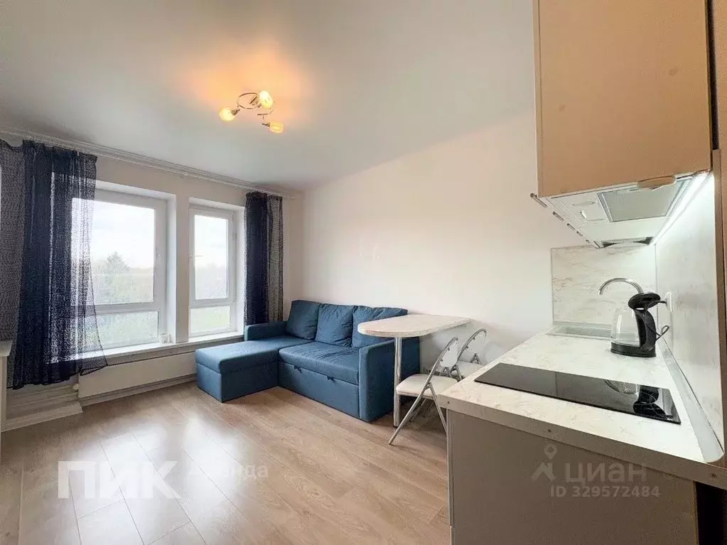 Студия Москва ул. Красулинская, 19 (19.6 м) - Фото 1