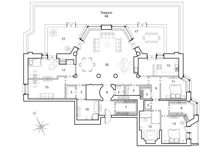 4-к кв. Санкт-Петербург Пулковская ул., 8к1 (259.0 м) - Фото 1