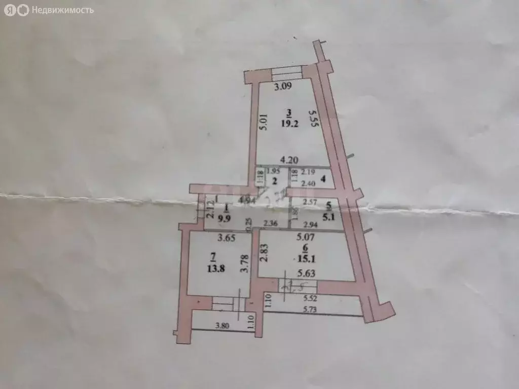 2-комнатная квартира: Липецк, улица С.М. Шерстобитова, 8 (68.9 м) - Фото 0