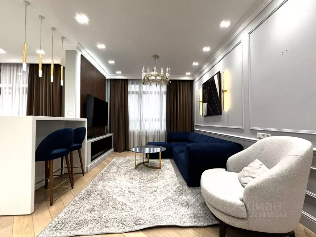 2-к кв. Москва Красногвардейский бул., 15С2 (97.0 м) - Фото 1