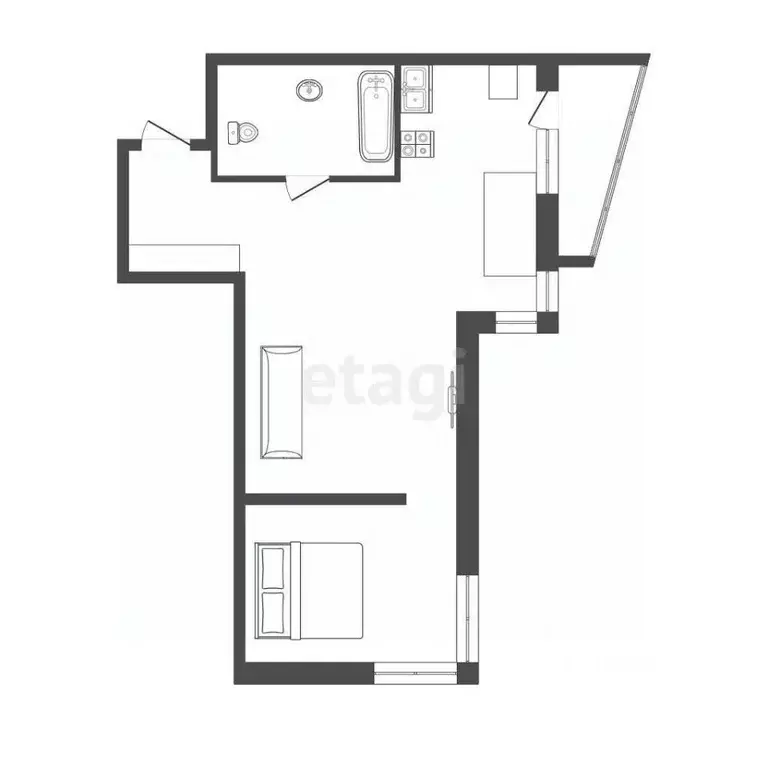 1-к кв. Московская область, Химки ул. Юннатов, 10 (38.2 м) - Фото 2