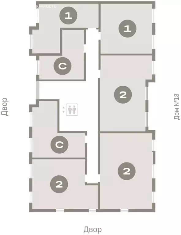 1-комнатная квартира: городской посёлок Новоселье, ЖК Брусника (43.16 ... - Фото 2