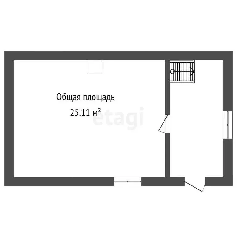 Дом в Калтан, СНТ Прикондомское, Садовая улица (25.11 м) - Фото 0