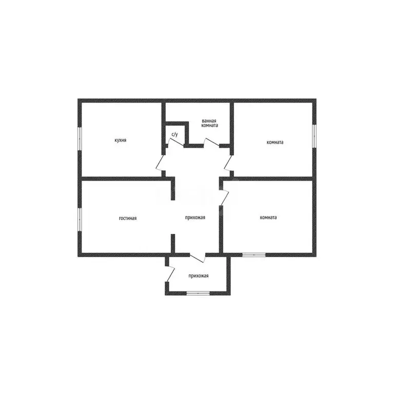 Дом в хутор Крапивенские Дворы, Магистральная улица (77.1 м) - Фото 1