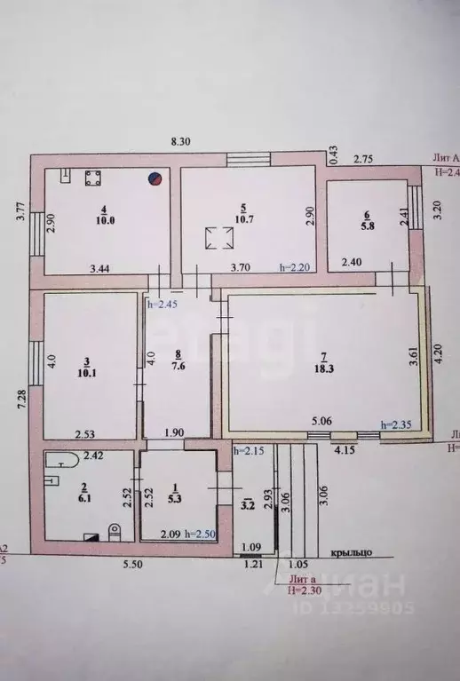 Дом в Липецкая область, Елец пос. Сахарного Завода, 13 (93 м) - Фото 2