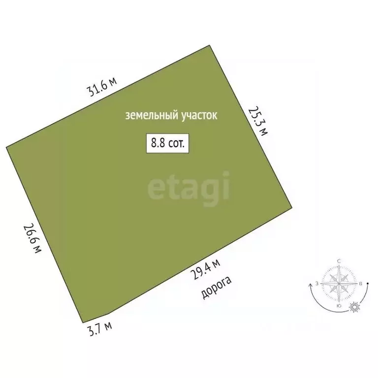 Участок в Удмуртия, Увинский район, д. Чабишур Родниковая ул. (8.8 ... - Фото 2