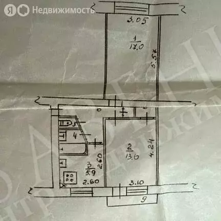 2-комнатная квартира: Воронеж, Костромская улица, 26А (48.5 м) - Фото 0