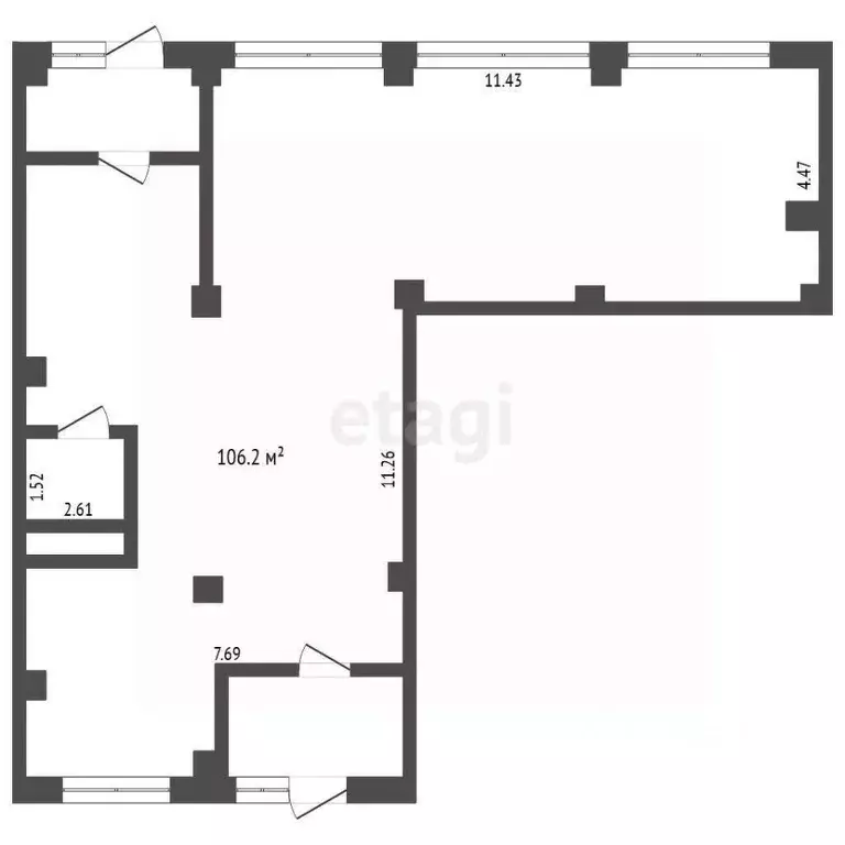 Помещение свободного назначения в Белгородская область, Белгород бул. ... - Фото 2