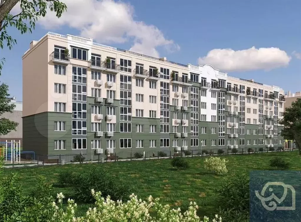 3-к. квартира, 76,4 м, 3/6 эт. - Фото 1