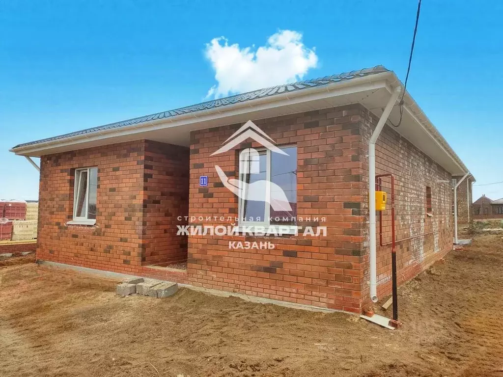 Дом в Татарстан, Высокогорский район, д. Чернышевка ул. Северная (100 ... - Фото 1