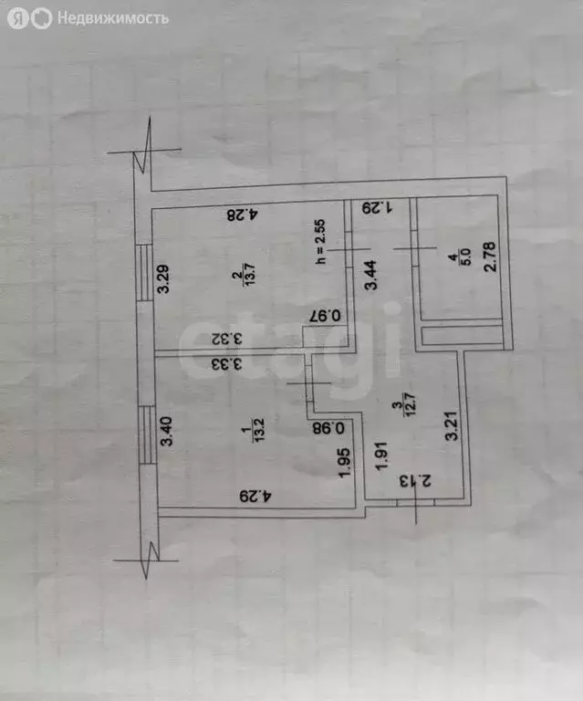 1-комнатная квартира: Богородское сельское поселение, деревня Куюки, ... - Фото 1