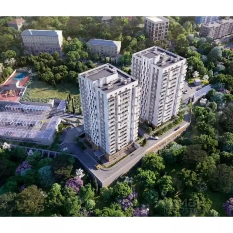 Студия Крым, Ялта проезд Бакунинский, 3 (36.4 м) - Фото 1