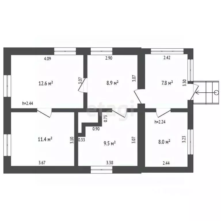 Дом в Смоленская область, Кардымовский муниципальный округ, д. ... - Фото 2