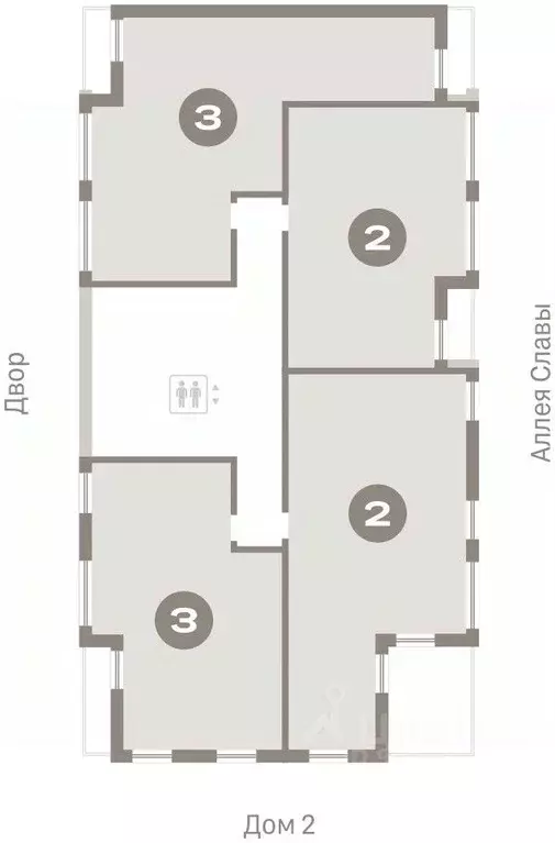 2-к кв. Тюменская область, Тюмень  (63.3 м) - Фото 1