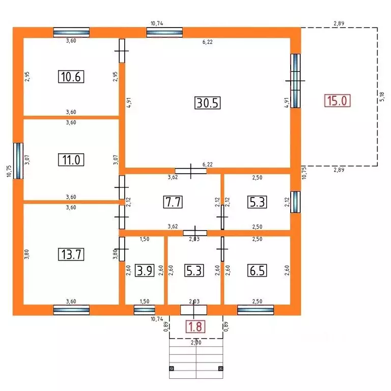 Коттедж в Свердловская область, Сысертский муниципальный округ, пос. ... - Фото 2