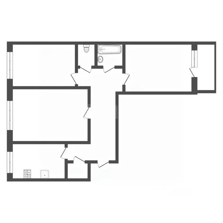 3-к кв. Тульская область, Тула просп. Ленина, 120 (66.3 м) - Фото 2