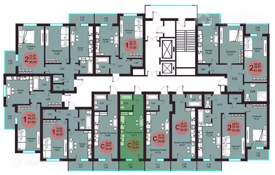 Продаётся квартира-студия, 24 м - Фото 1
