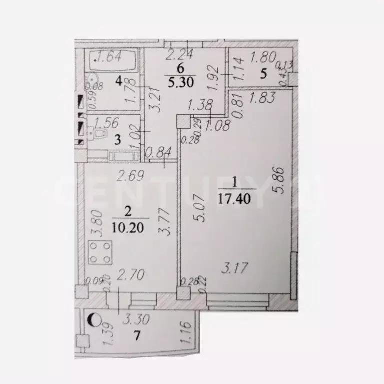 1-к кв. Чувашия, Чебоксары ул. Федора Гладкова, 38 (39.4 м) - Фото 1