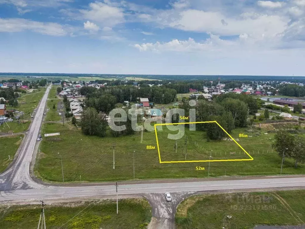 Участок в Новосибирская область, Ордынское рп ул. Чехова (47.25 сот.) - Фото 1